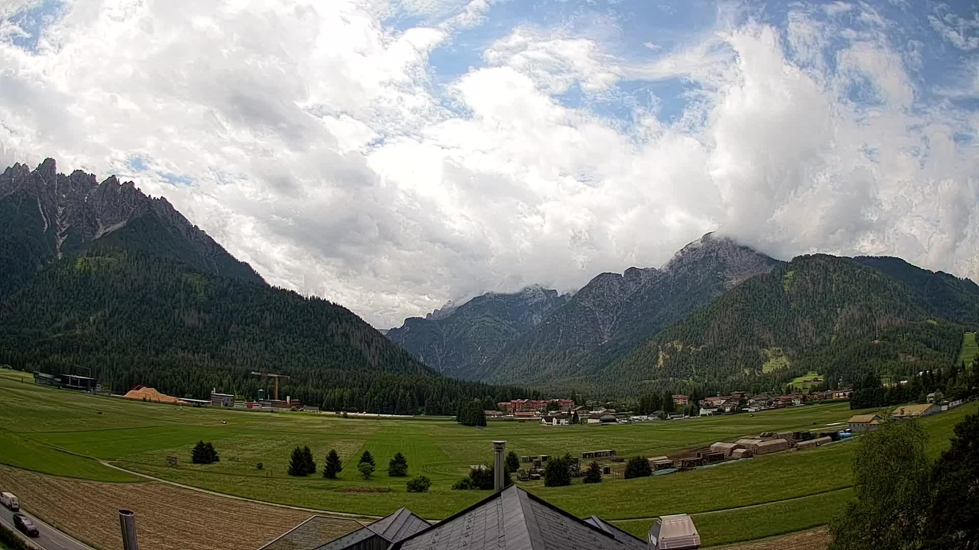 Webcam Toblach Dolomites – Vue depuis l’Hôtel Rosengarten