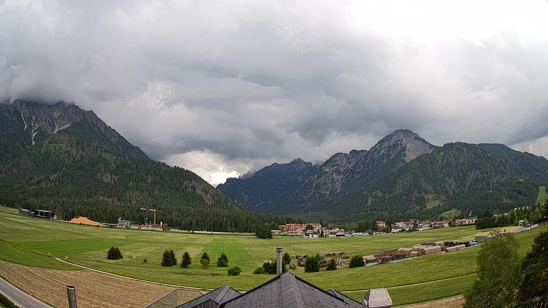 Webcam Toblach Dolomites – Vue depuis l’Hôtel Rosengarten