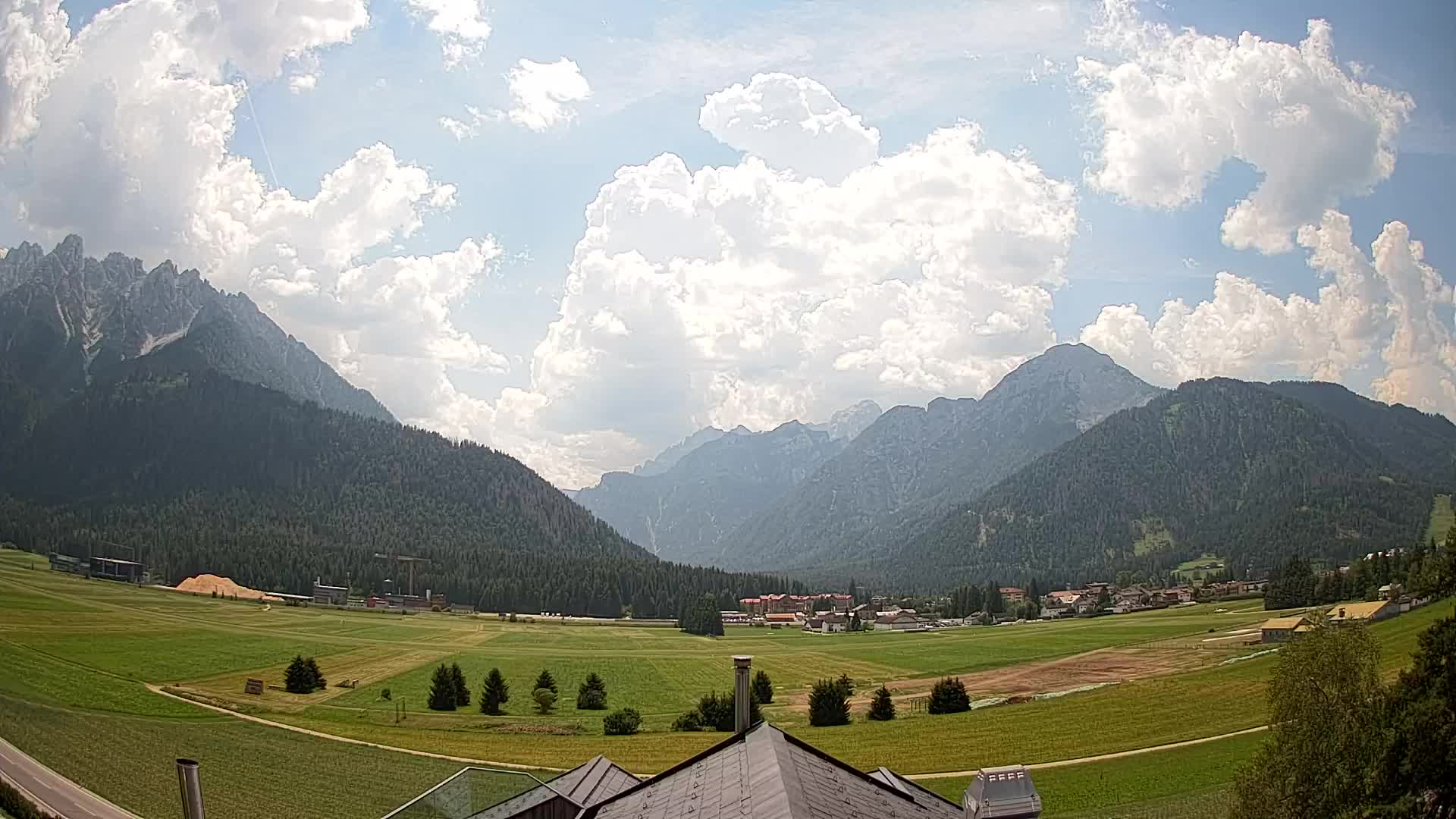 Webcam Toblach Dolomiten – Blick vom Hotel Rosengarten