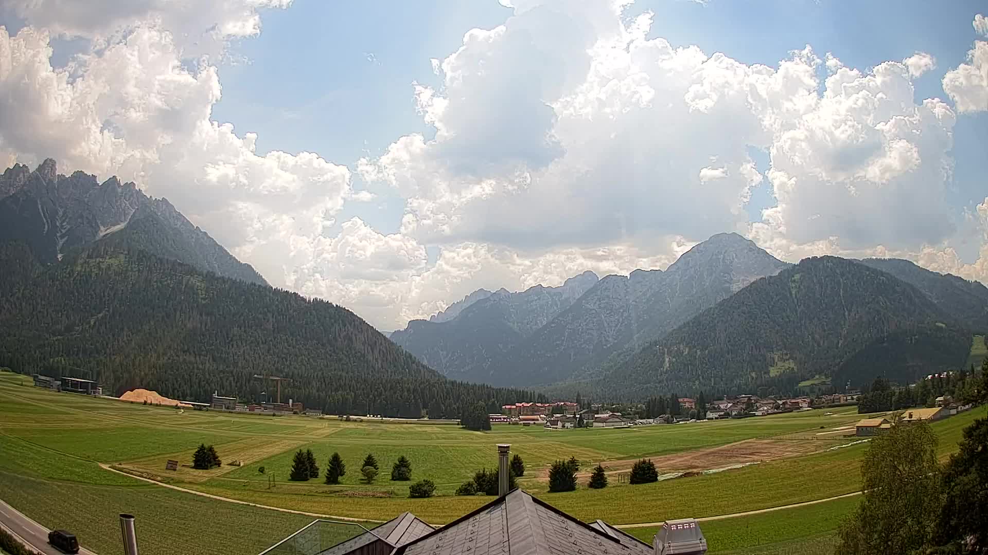 Webcam Toblach Dolomiten – Blick vom Hotel Rosengarten