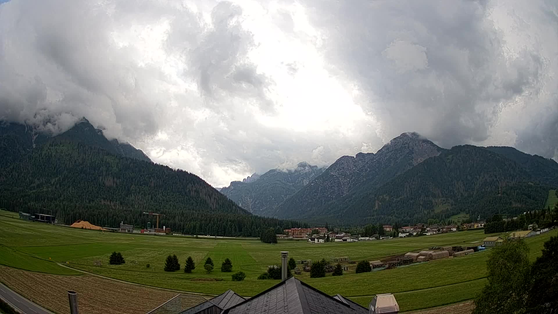 Webcam Toblach Dolomites – Vue depuis l’Hôtel Rosengarten