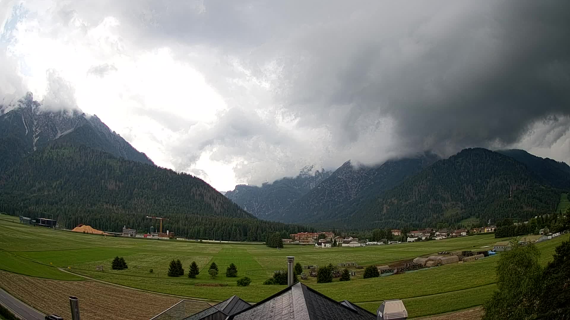 Webcam Toblach Dolomitas – Vista desde el Hotel Rosengarten