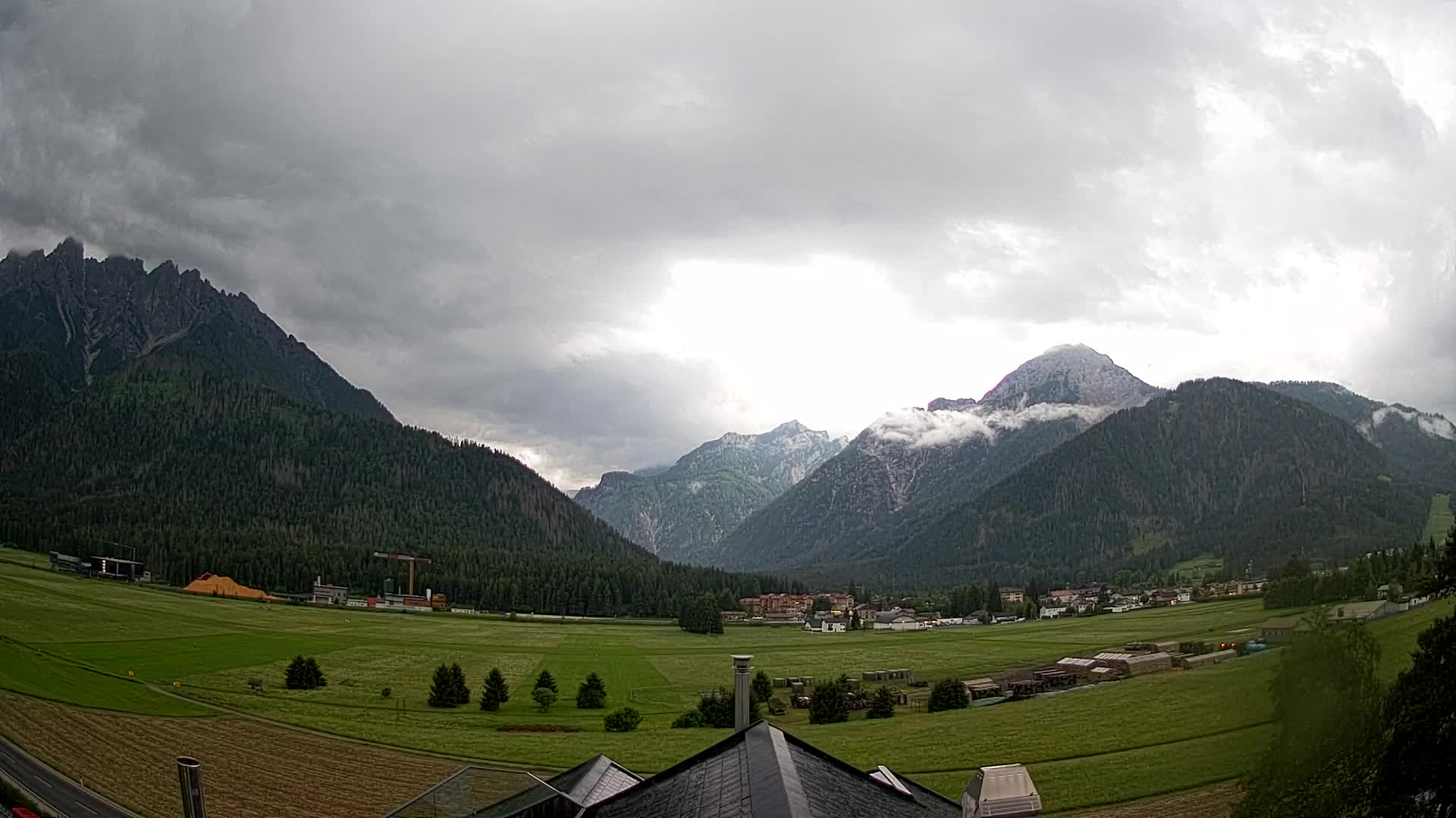 Webcam Toblach Dolomiten – Blick vom Hotel Rosengarten