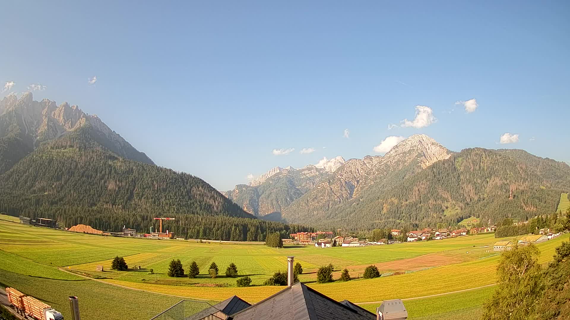 Webcam Toblach Dolomiten – Blick vom Hotel Rosengarten