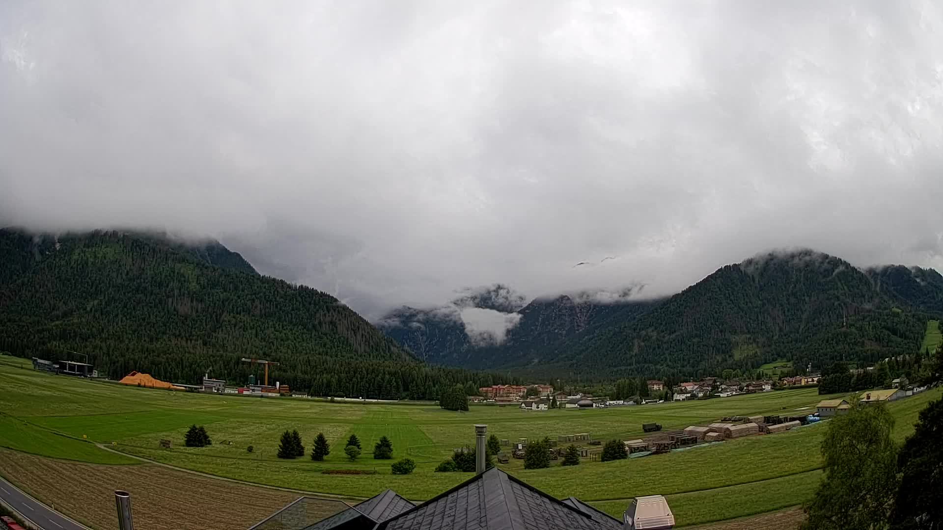 Webcam Toblach Dolomites – Vue depuis l’Hôtel Rosengarten