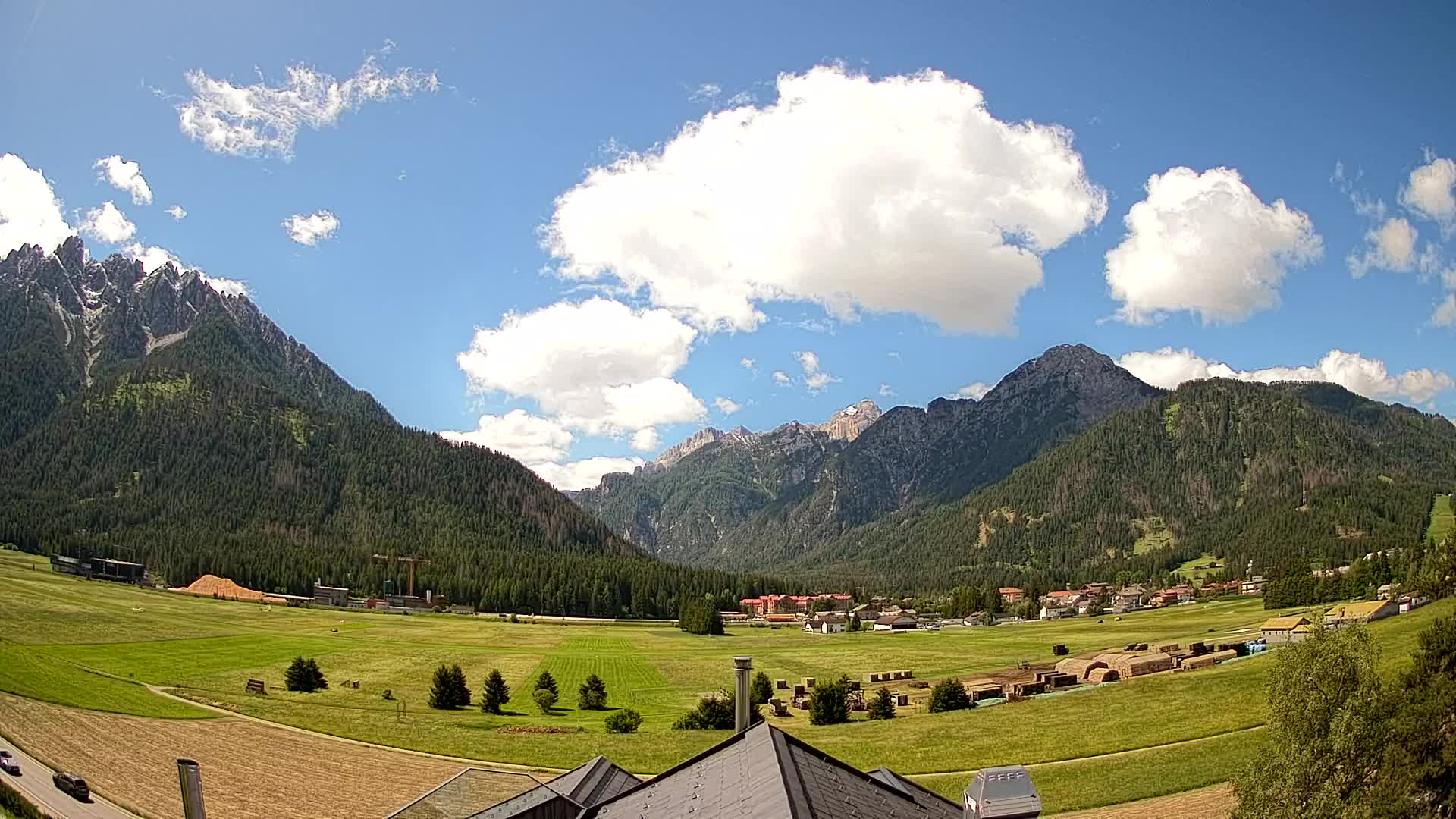 Webcam Toblach Dolomites – Vue depuis l’Hôtel Rosengarten