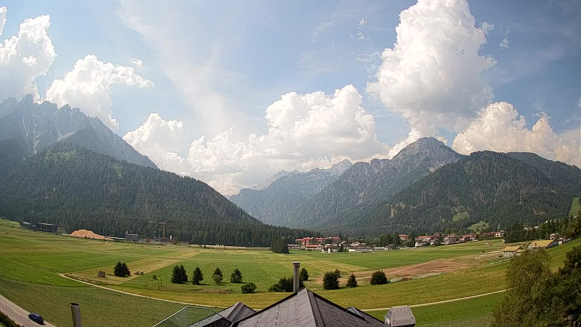 Webcam Dobbiaco Dolomiti – Vista dall’Hotel Rosengarten
