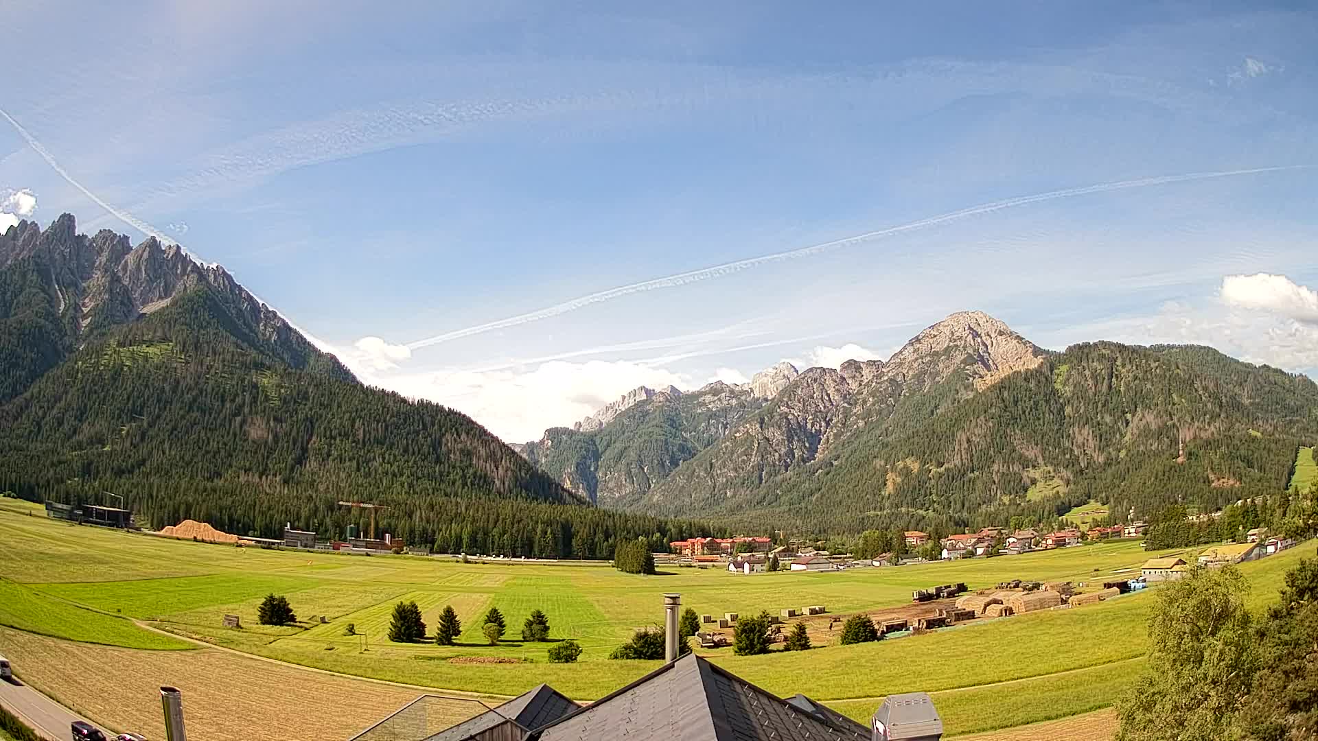 Web kamera Toblach Dolomiti – Pogled s Hotela Rosengarten