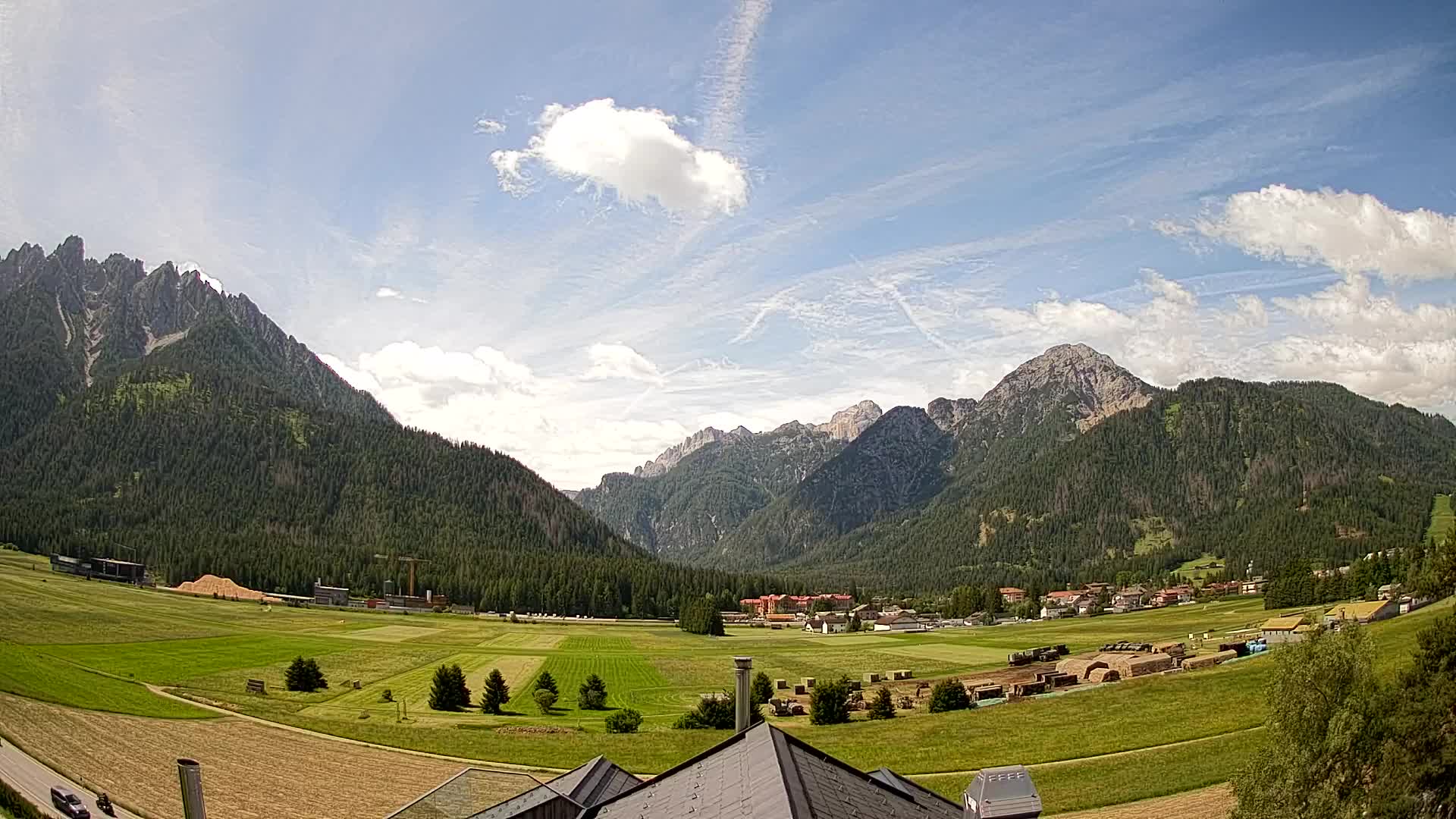 Webcam Toblach Dolomites – Vue depuis l’Hôtel Rosengarten