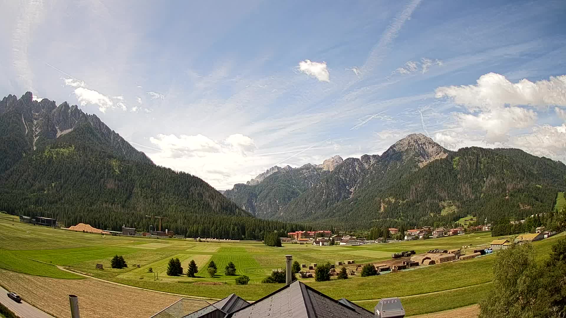 Webcam Toblach Dolomiten – Blick vom Hotel Rosengarten