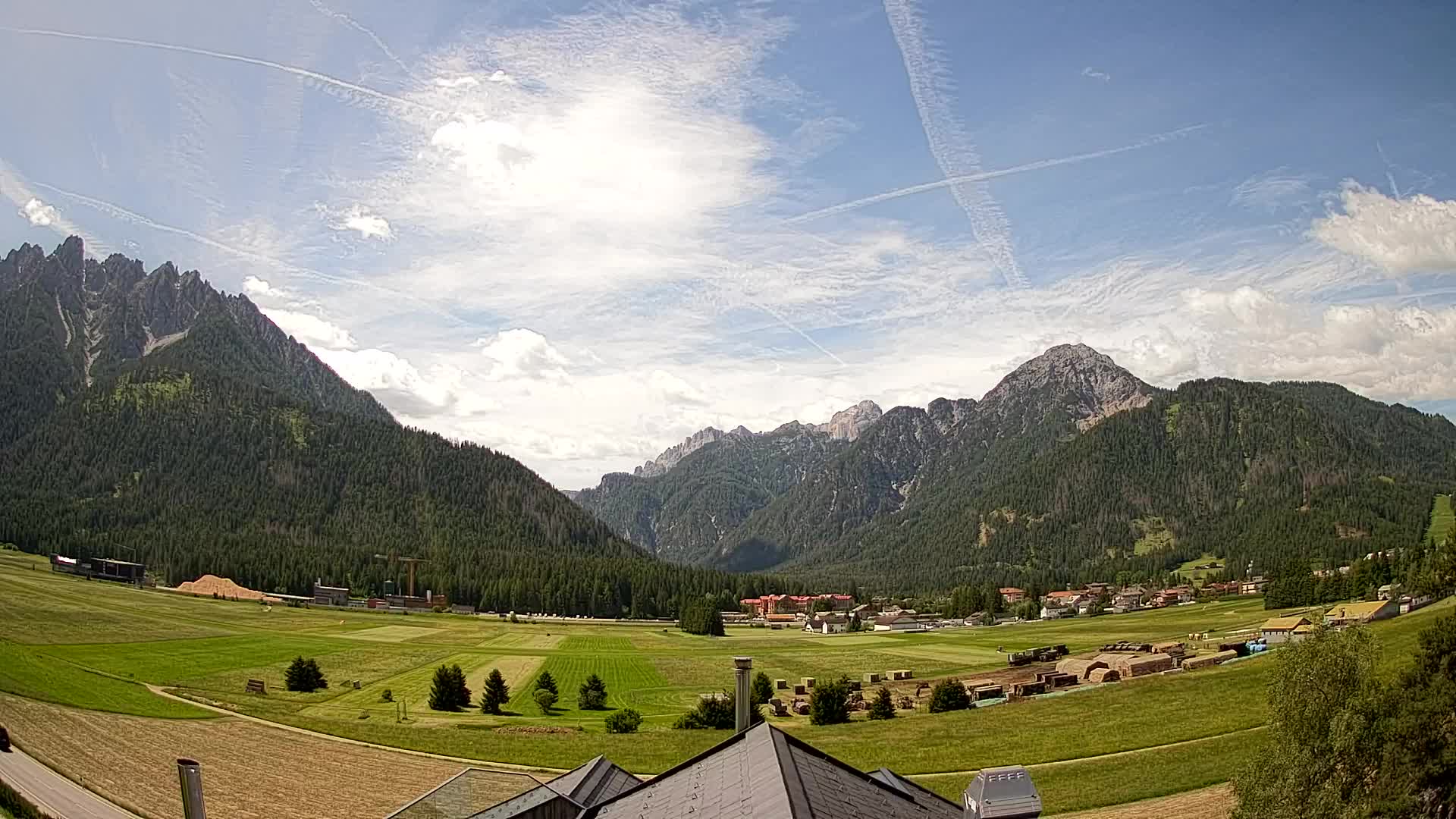 Webcam Toblach Dolomites – Vue depuis l’Hôtel Rosengarten