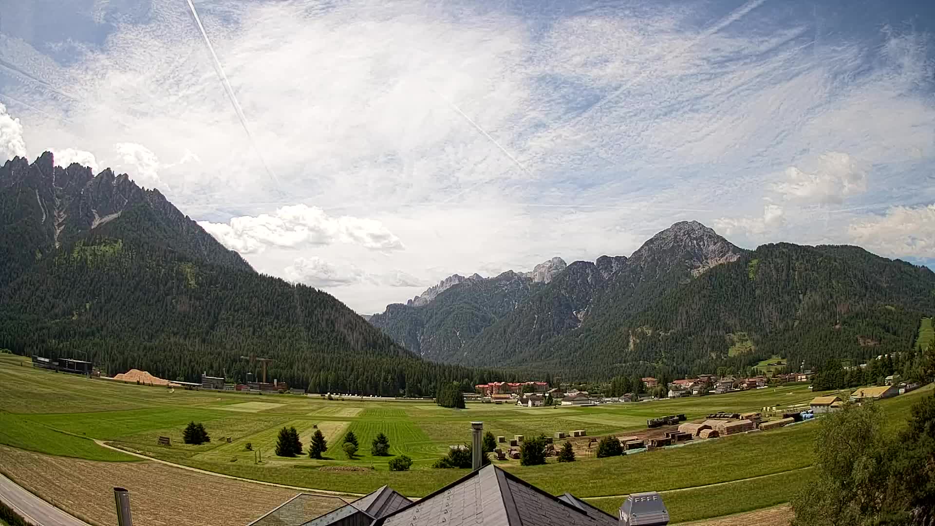 Webcam Toblach Dolomites – Vue depuis l’Hôtel Rosengarten