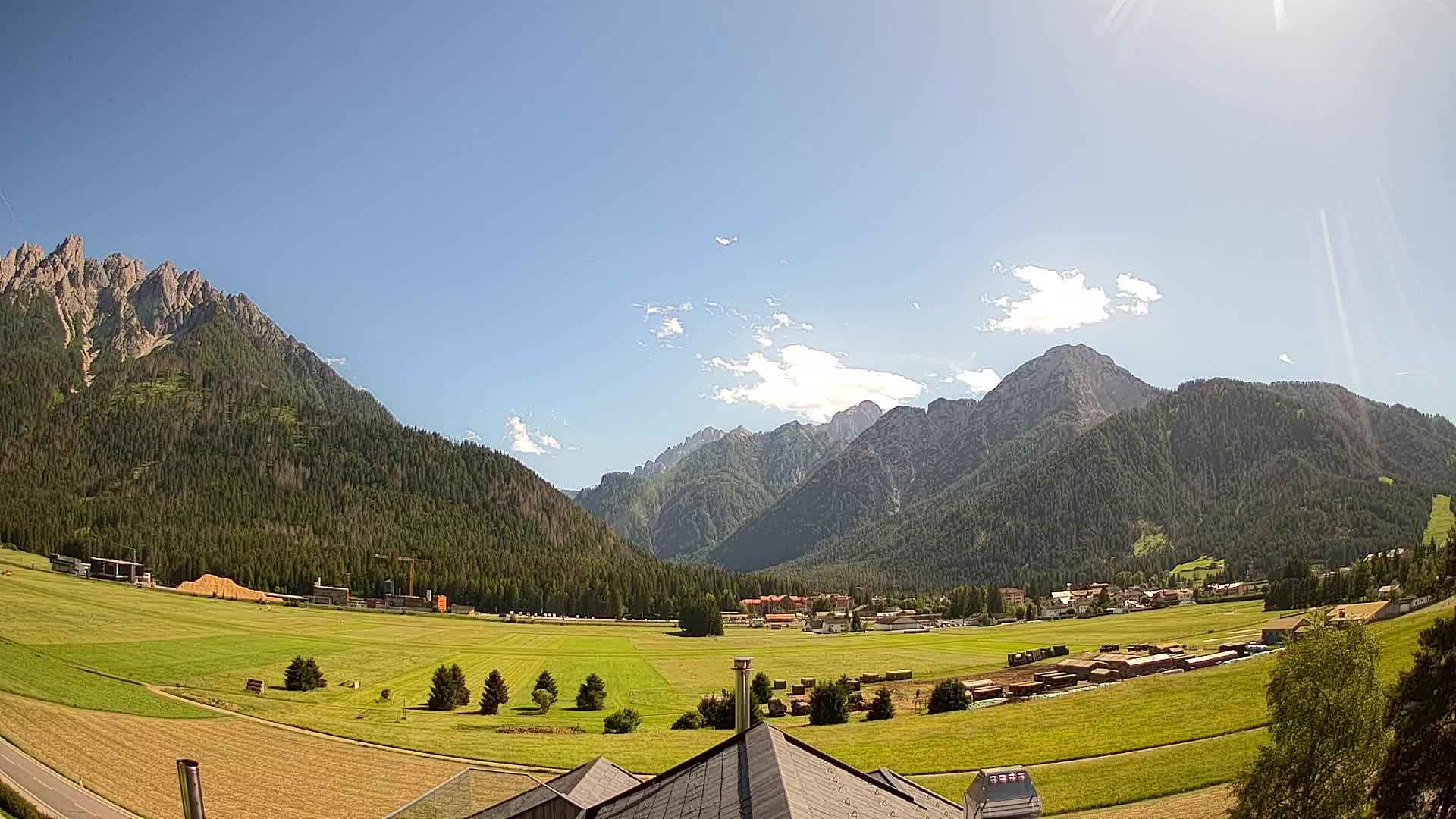 Webcam Toblach Dolomiten – Blick vom Hotel Rosengarten