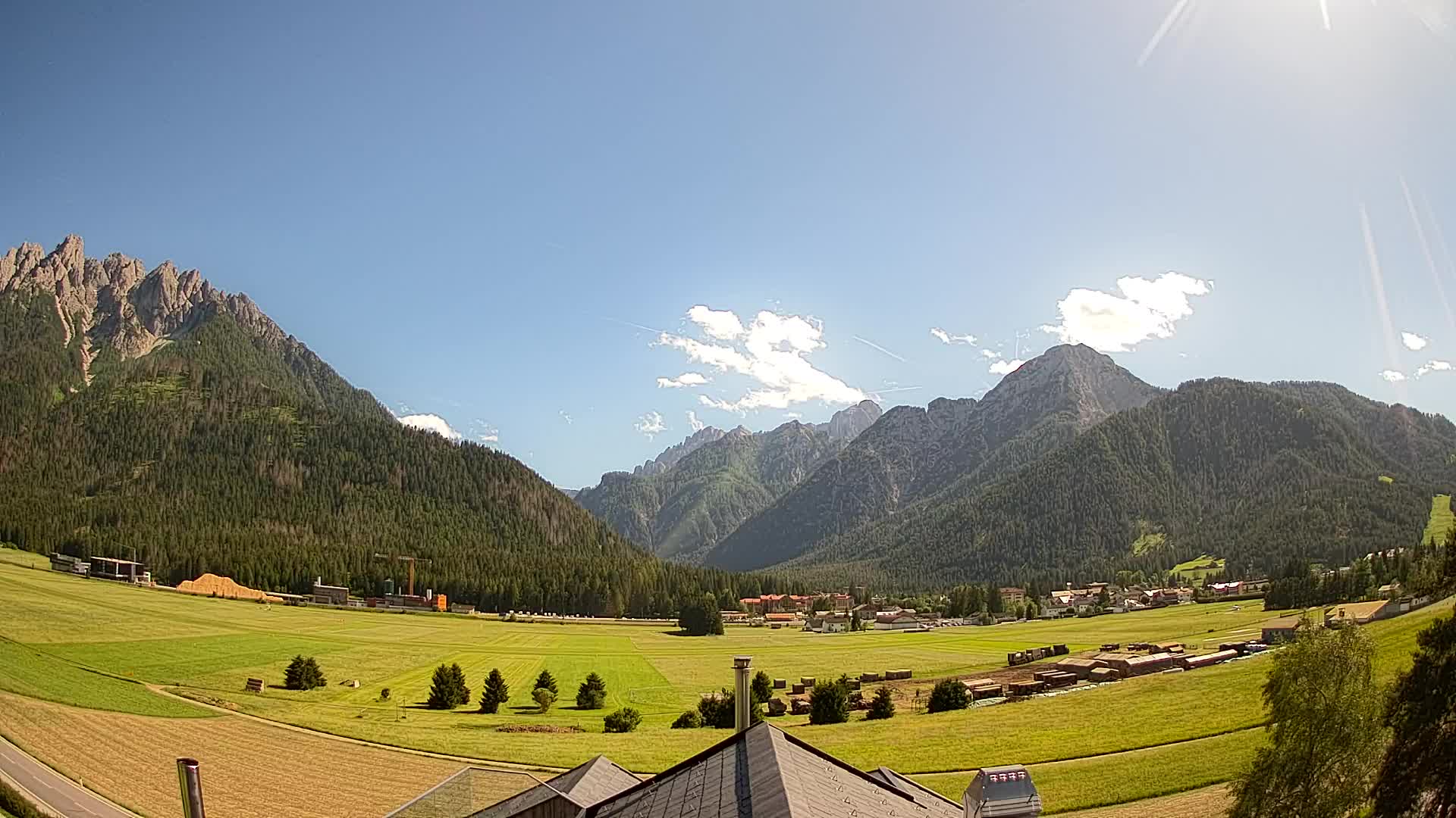 Webcam Toblach Dolomites – Vue depuis l’Hôtel Rosengarten
