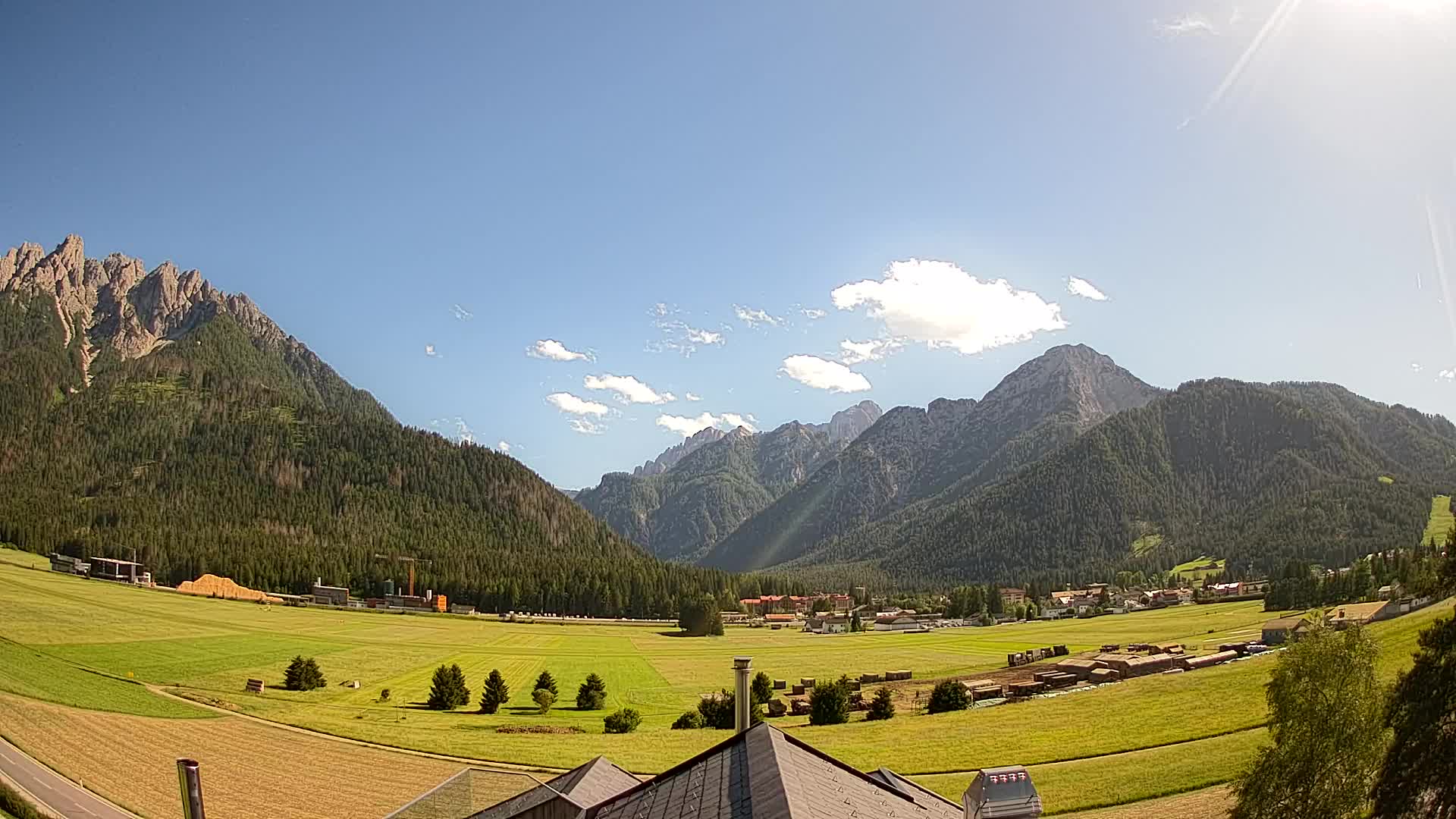 Webcam Toblach Dolomiten – Blick vom Hotel Rosengarten