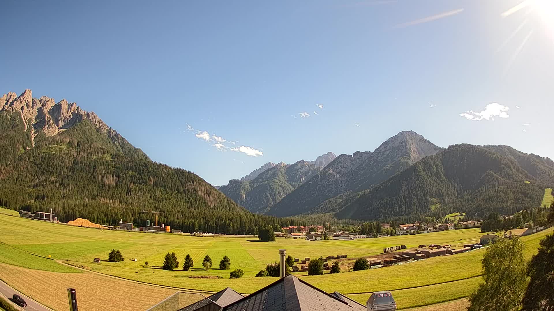 Webcam Toblach Dolomiten – Blick vom Hotel Rosengarten
