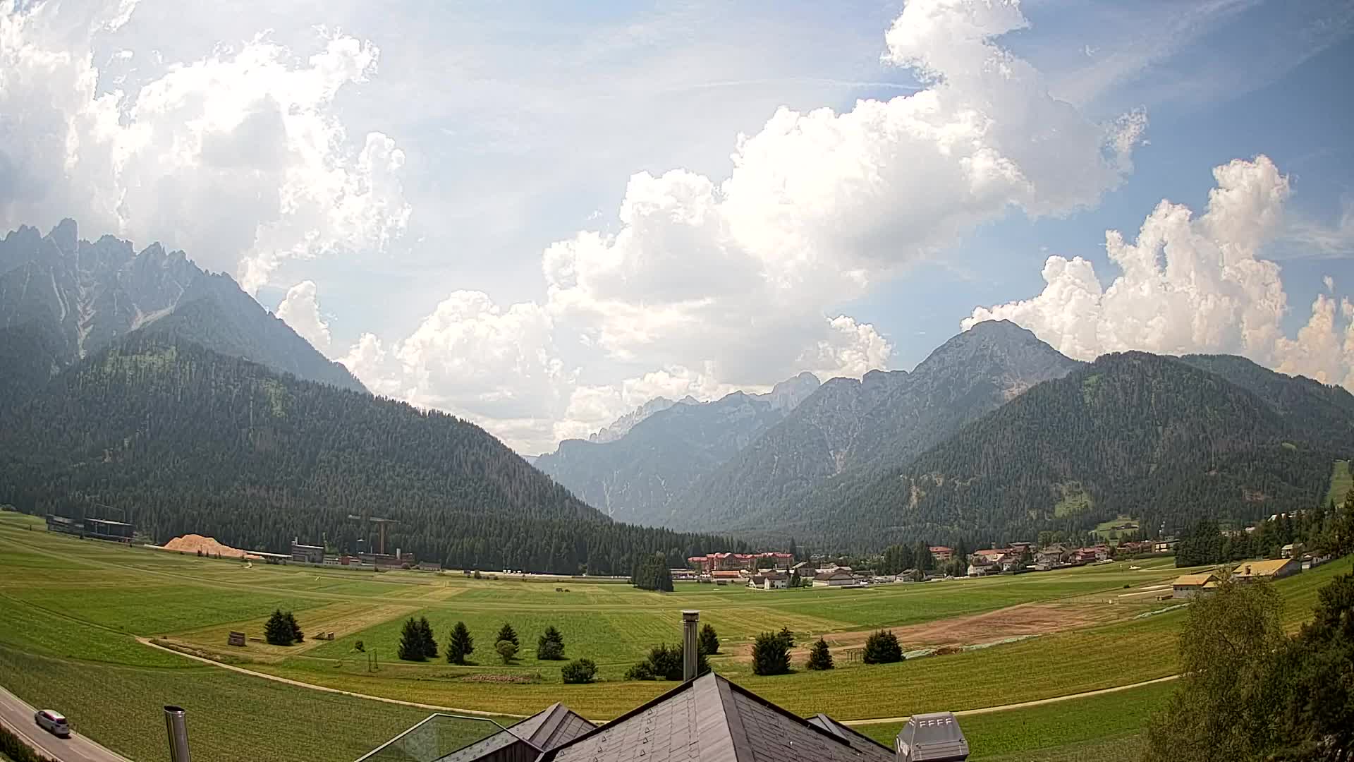 Webcam Toblach Dolomiten – Blick vom Hotel Rosengarten