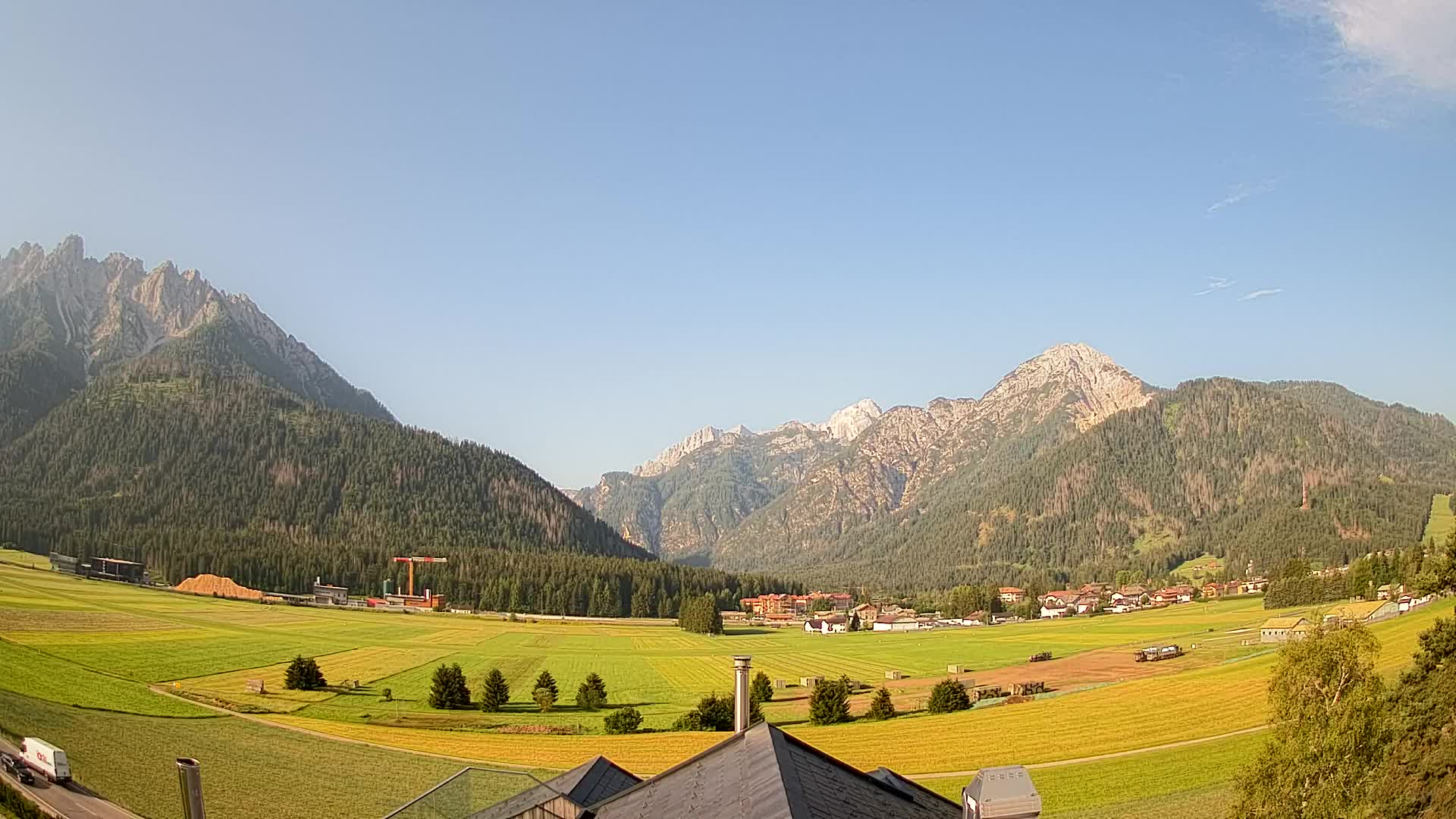 Webcam Toblach Dolomites – Vue depuis l’Hôtel Rosengarten