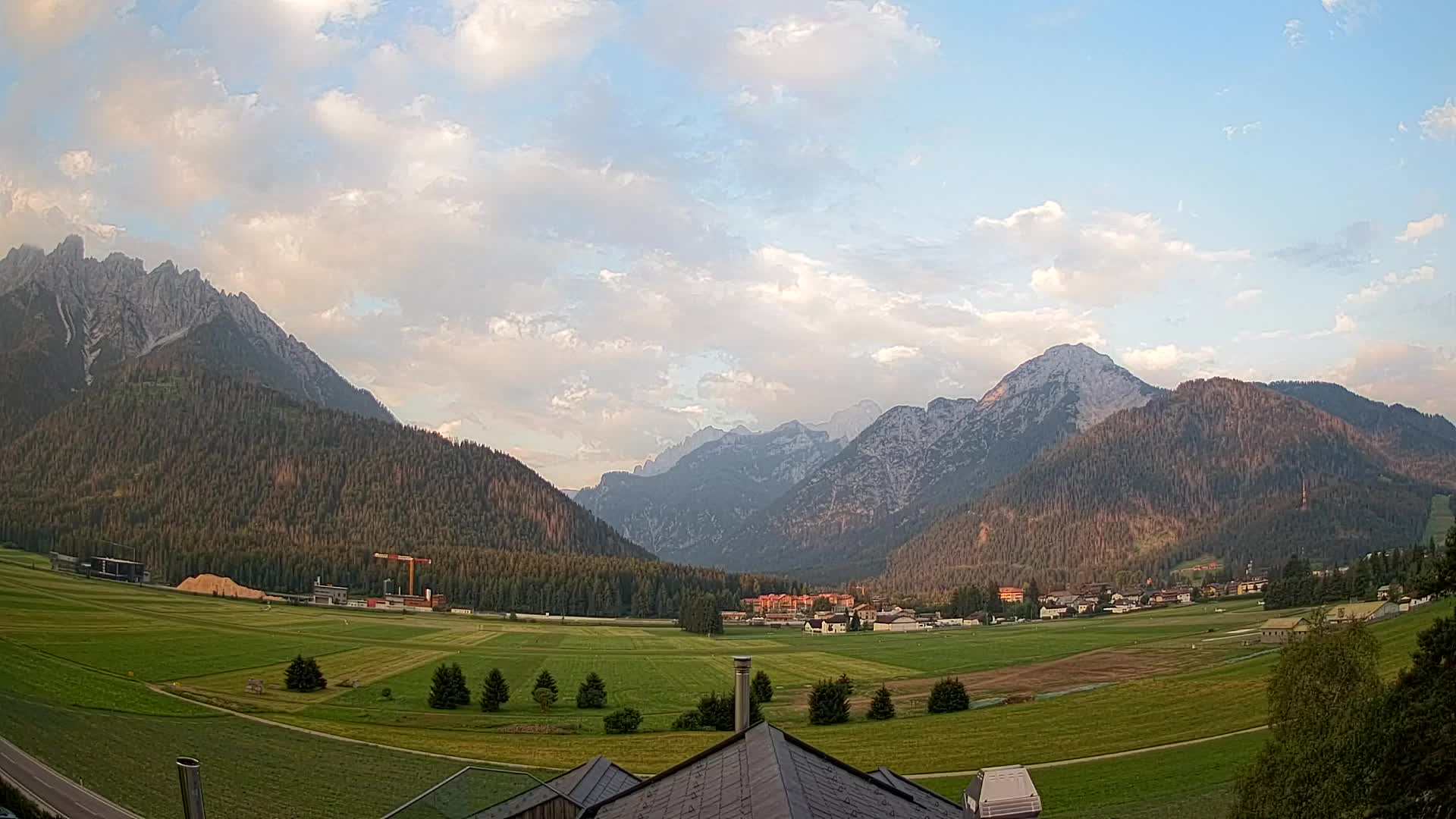Webcam Toblach Dolomiten – Blick vom Hotel Rosengarten