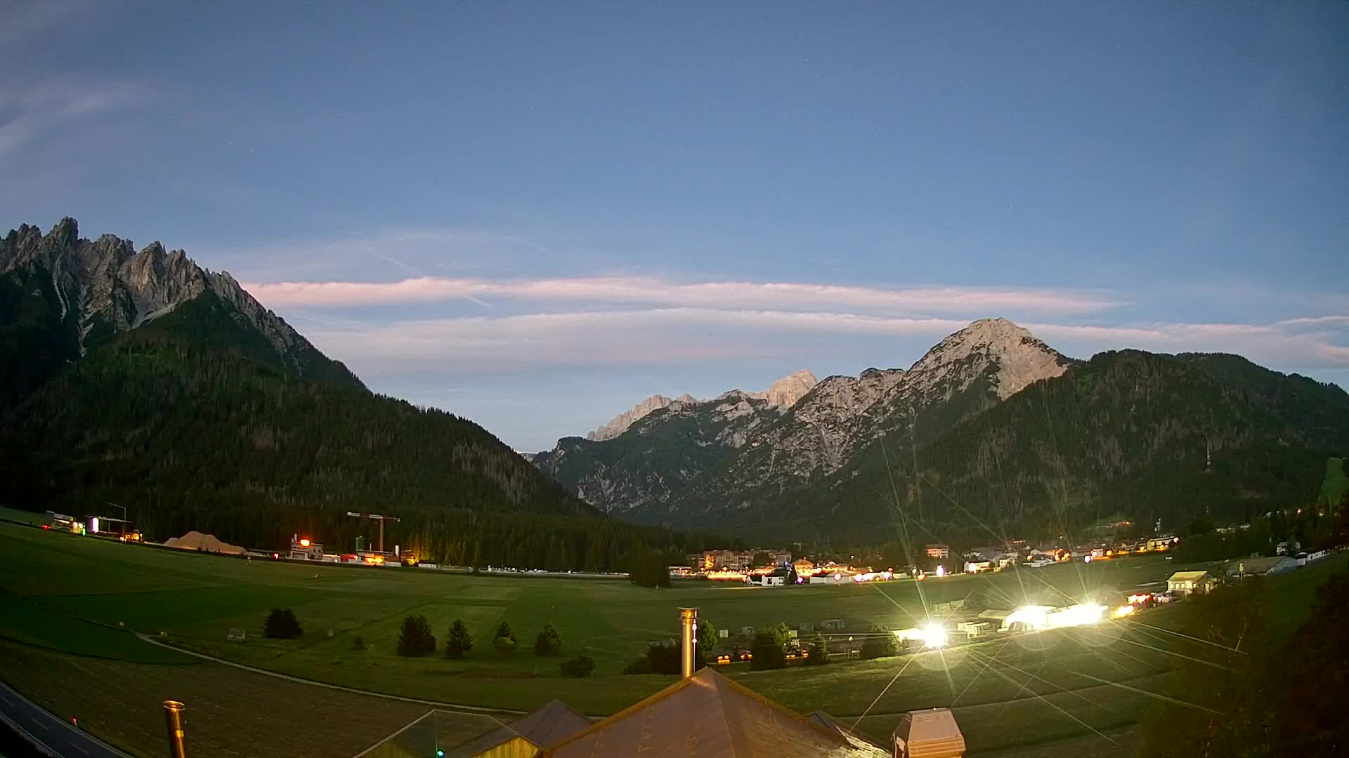 Webcam Toblach Dolomitas – Vista desde el Hotel Rosengarten