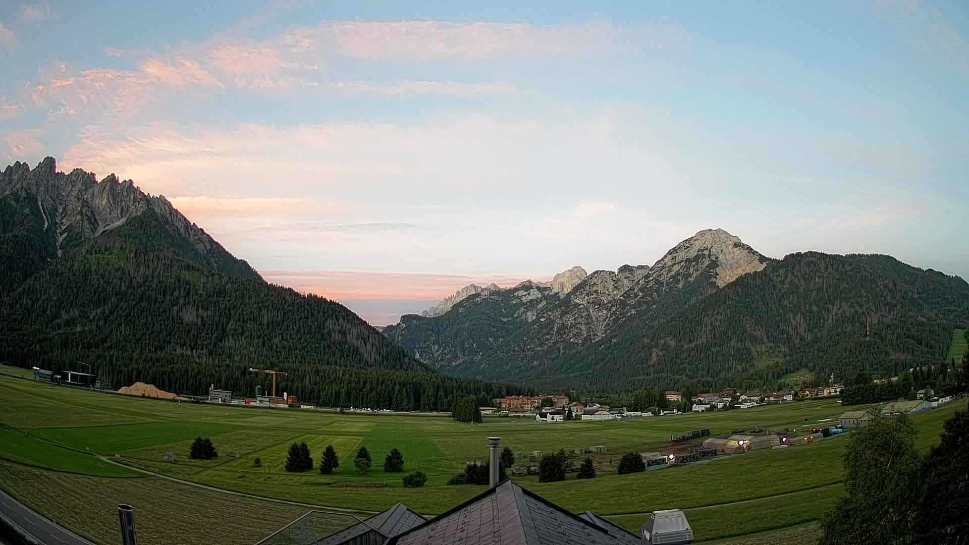 Webcam Toblach Dolomites – Vue depuis l’Hôtel Rosengarten