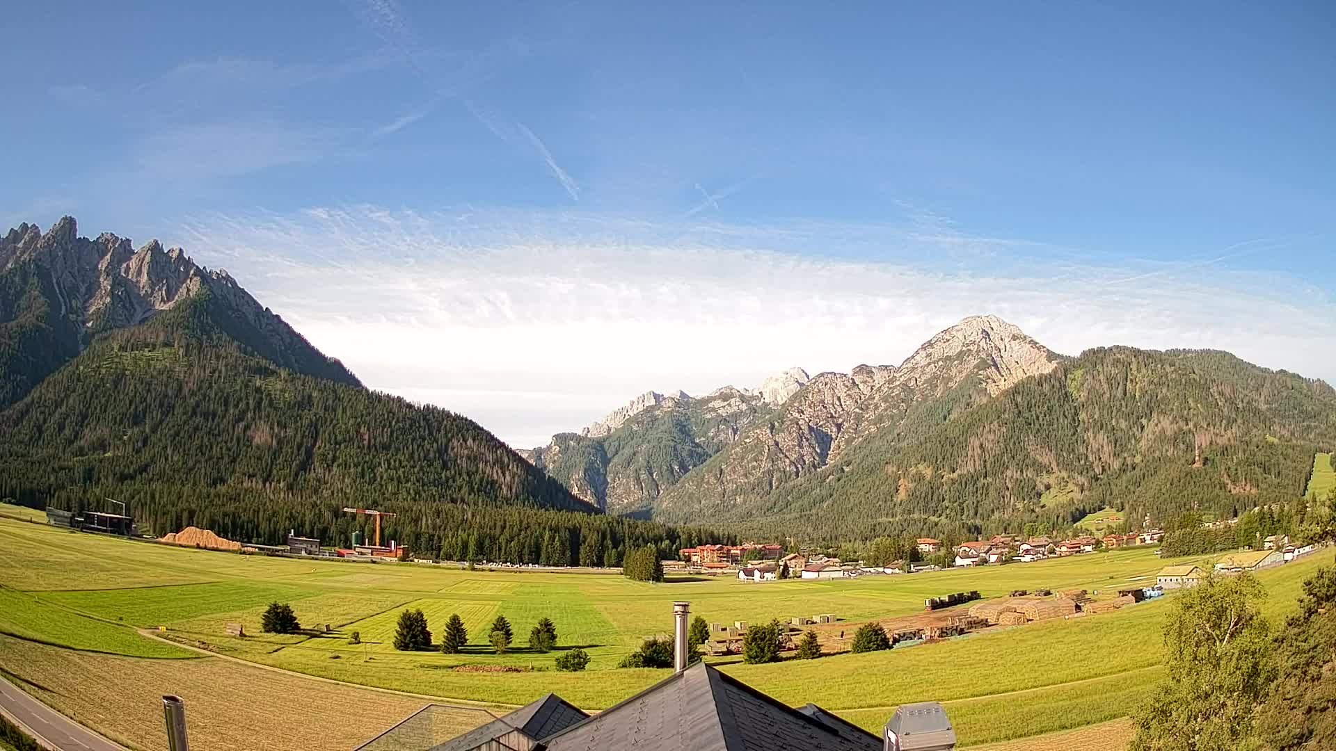 Webcam Toblach Dolomites – View from Hotel Rosengarten