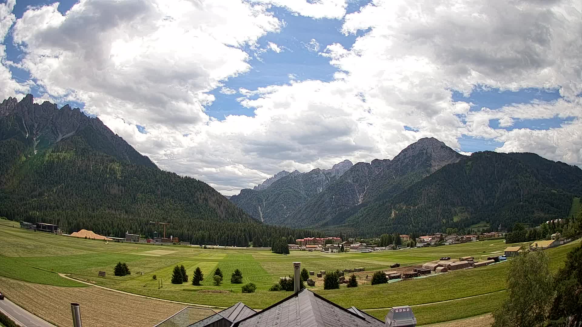 Webcam Toblach Dolomites – Vue depuis l’Hôtel Rosengarten