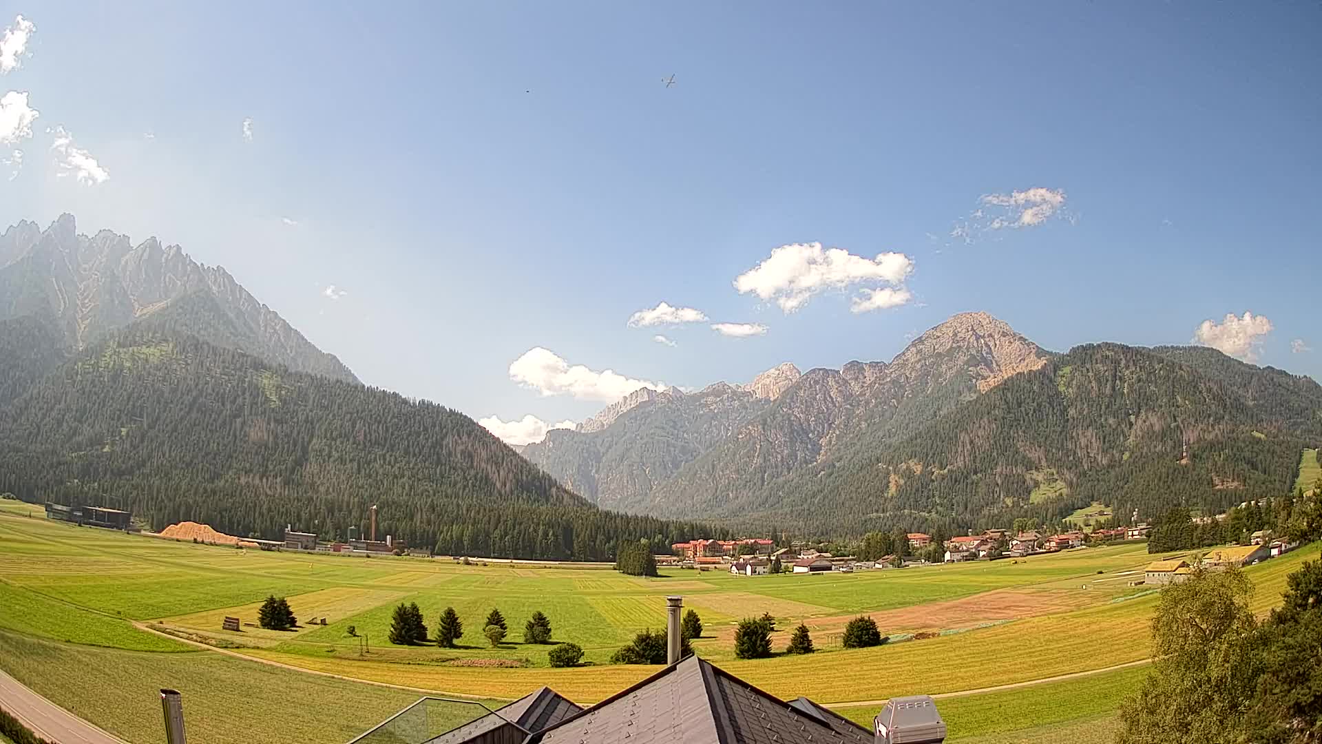 Webcam Toblach Dolomites – Vue depuis l’Hôtel Rosengarten