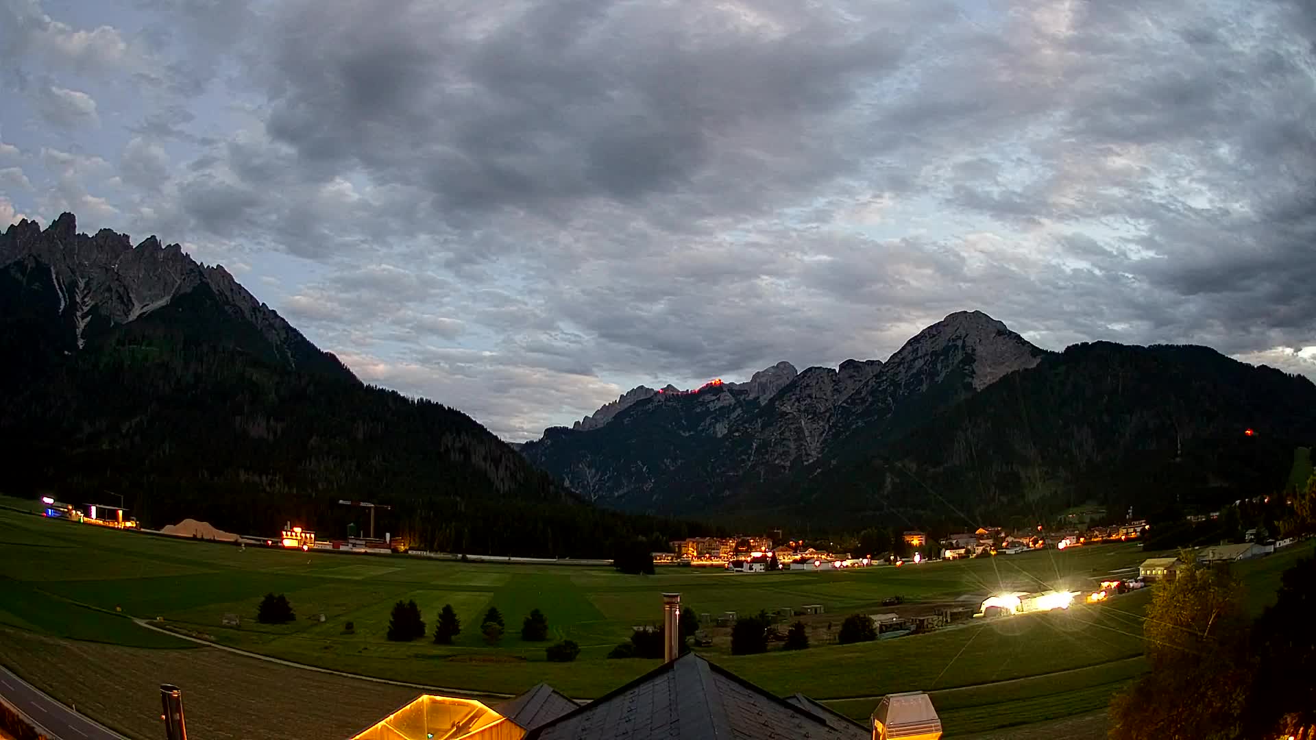 Webcam Toblach Dolomiten – Blick vom Hotel Rosengarten