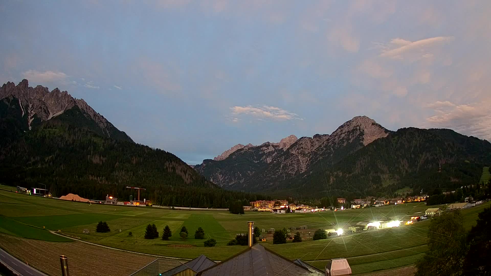 Webcam Toblach Dolomiten – Blick vom Hotel Rosengarten