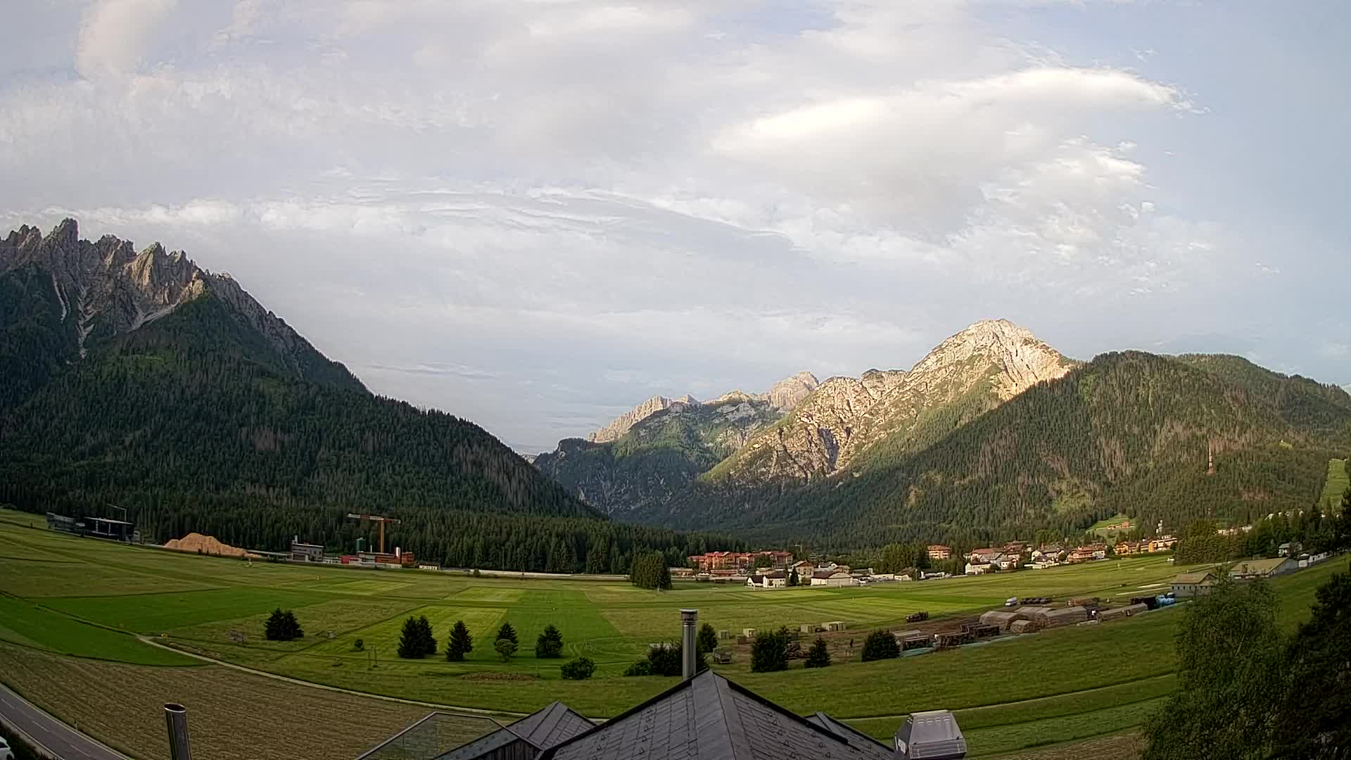 Webcam Toblach Dolomiten – Blick vom Hotel Rosengarten