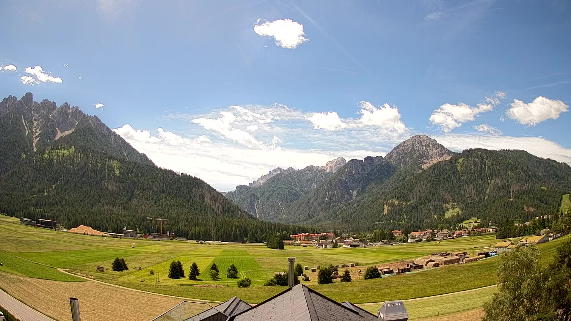 Webcam Toblach Dolomiten – Blick vom Hotel Rosengarten