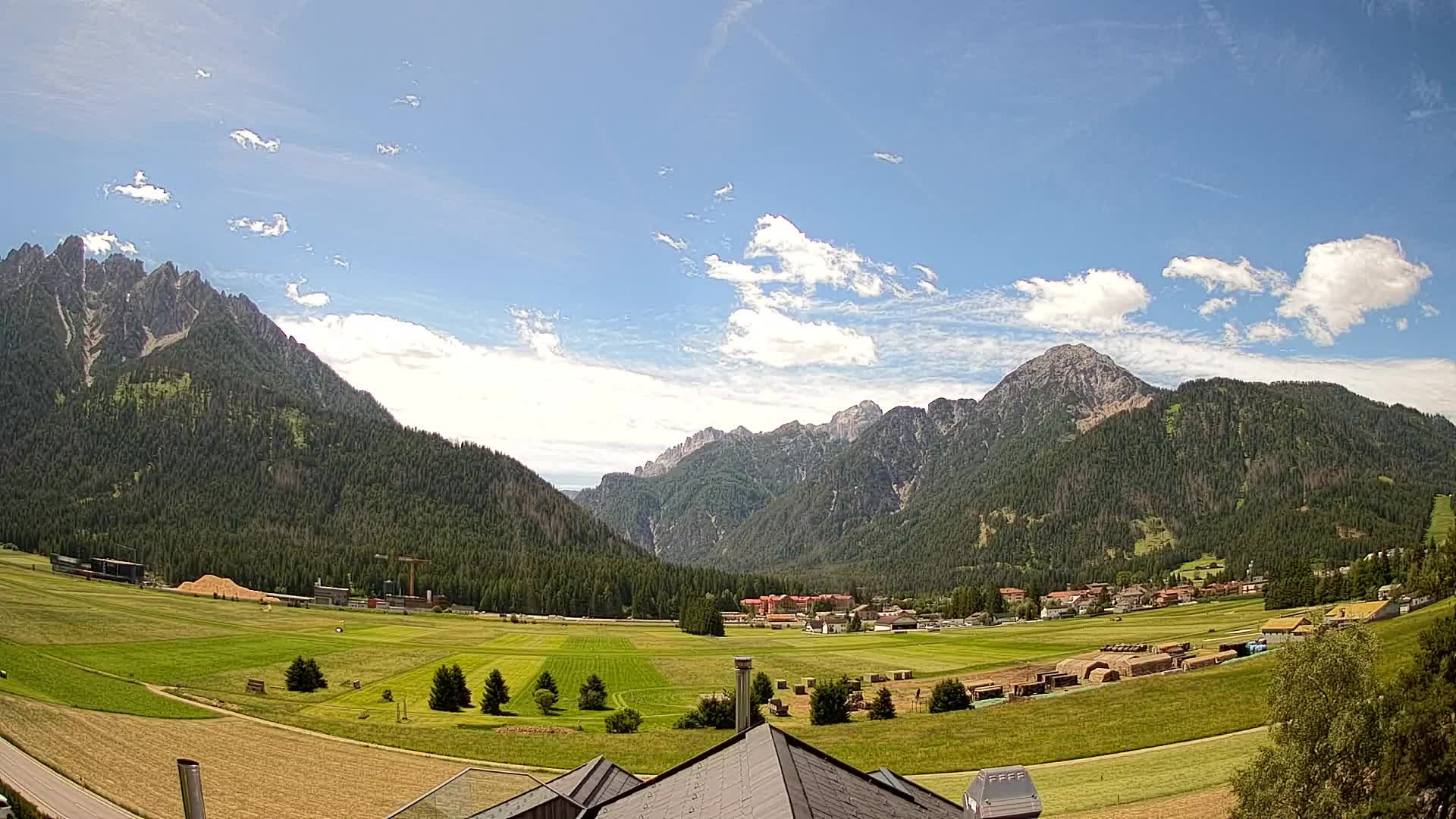 Webcam Toblach Dolomiten – Blick vom Hotel Rosengarten