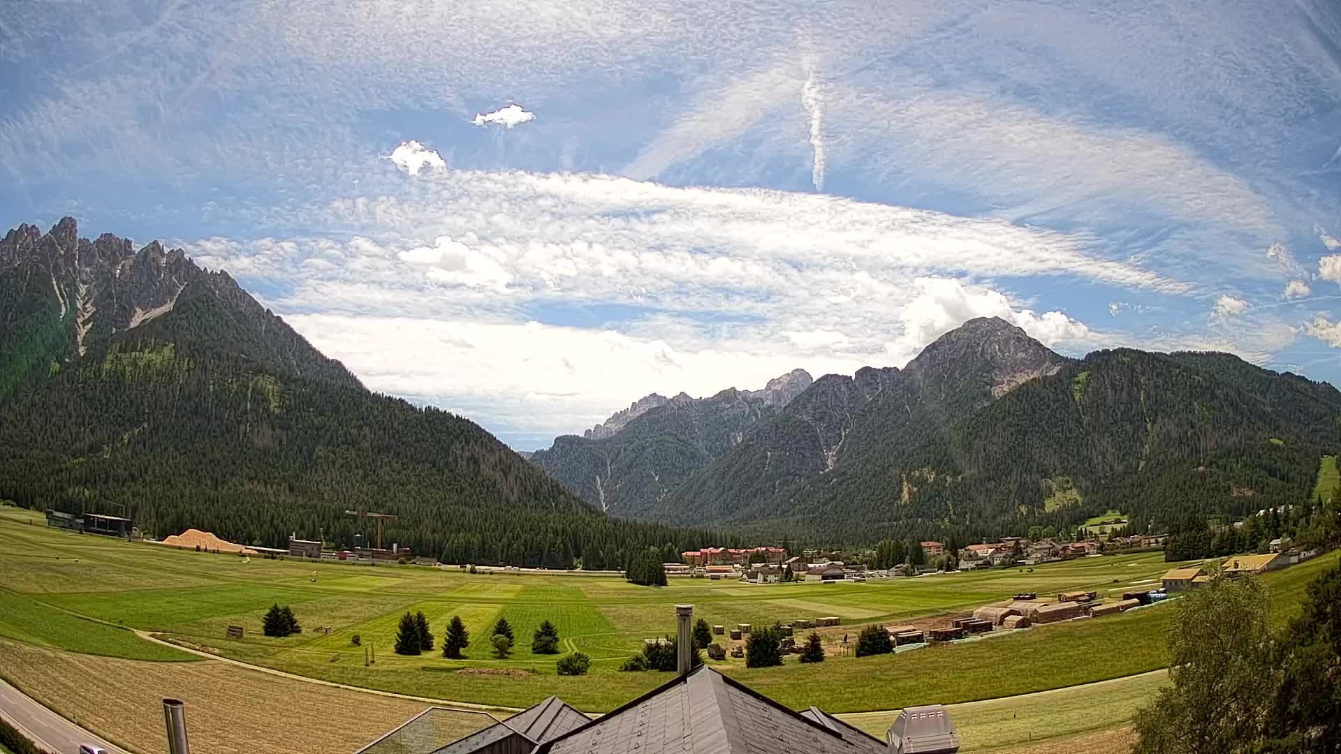 Webcam Toblach Dolomiten – Blick vom Hotel Rosengarten