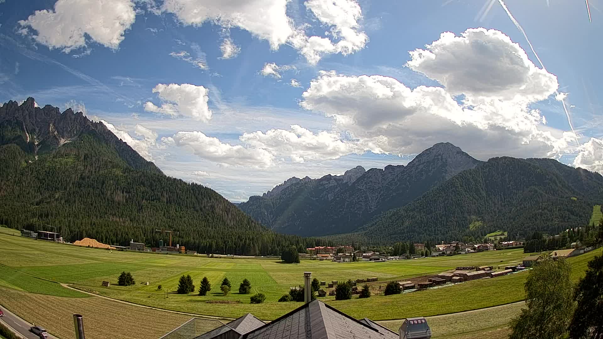 Webcam Toblach Dolomites – Vue depuis l’Hôtel Rosengarten