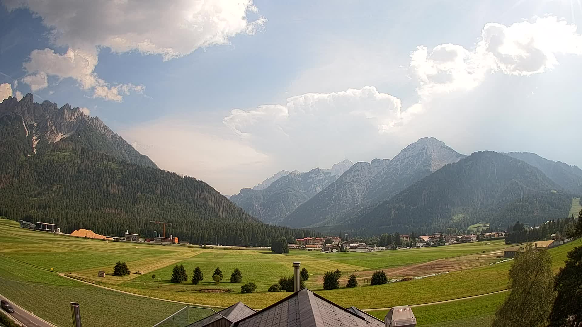 Webcam Toblach Dolomites – Vue depuis l’Hôtel Rosengarten