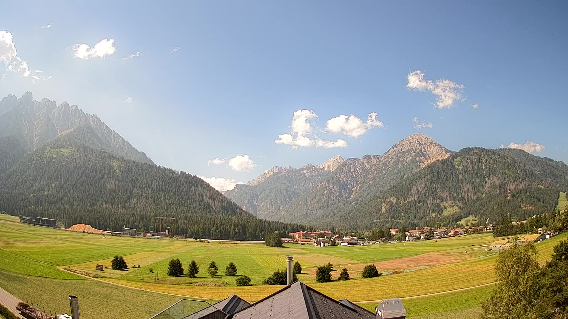 Webcam Toblach Dolomites – Vue depuis l’Hôtel Rosengarten