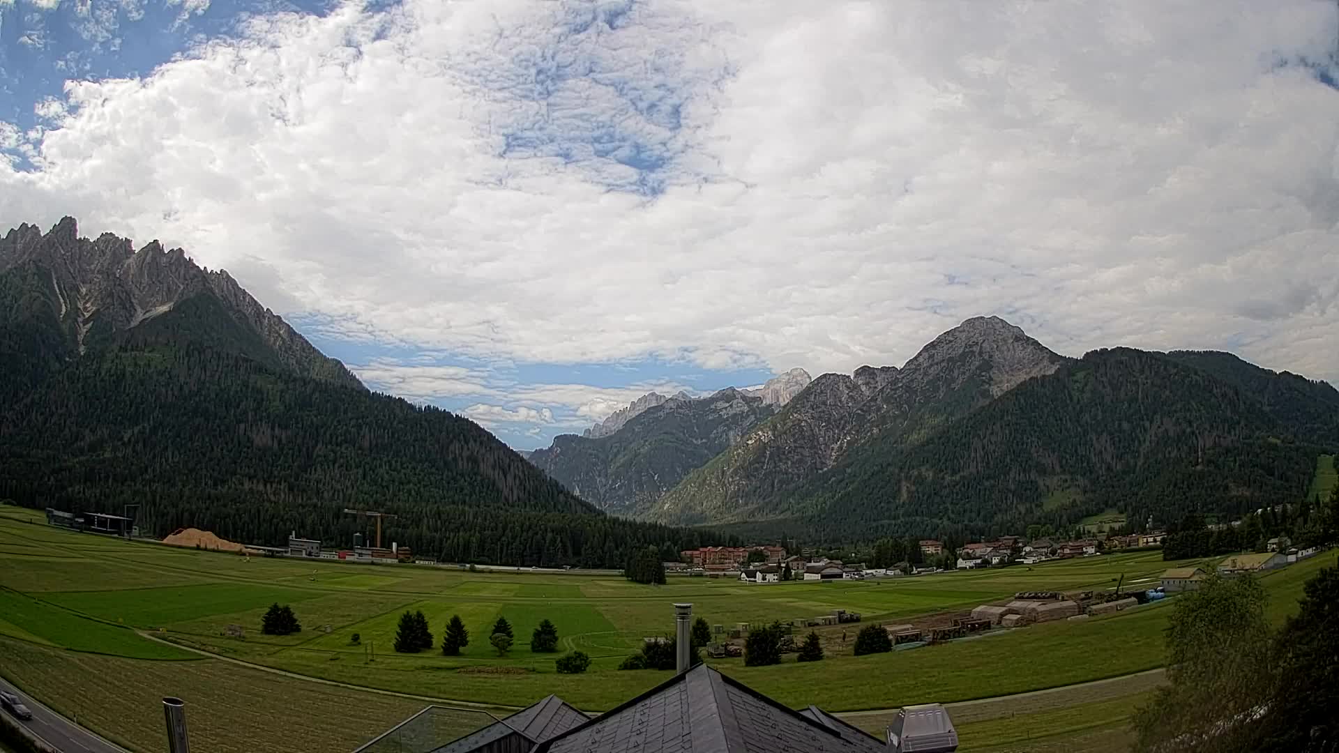 Webcam Toblach Dolomites – Vue depuis l’Hôtel Rosengarten