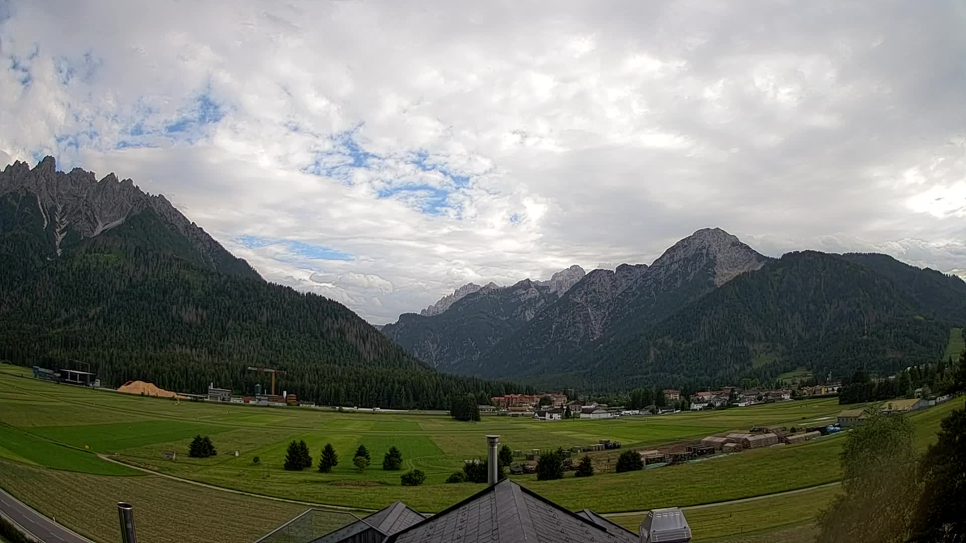 Webcam Toblach Dolomites – Vue depuis l’Hôtel Rosengarten
