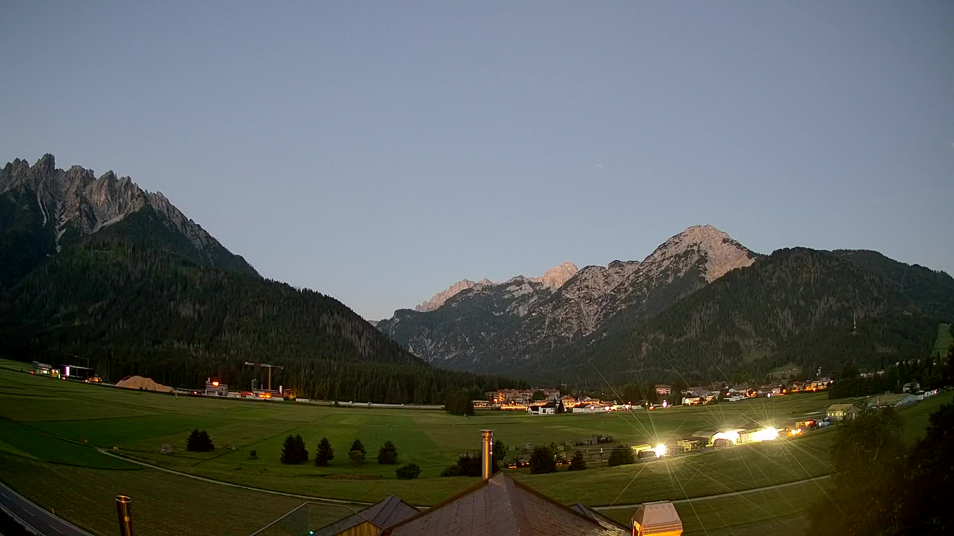 Webcam Toblach Dolomites – View from Hotel Rosengarten