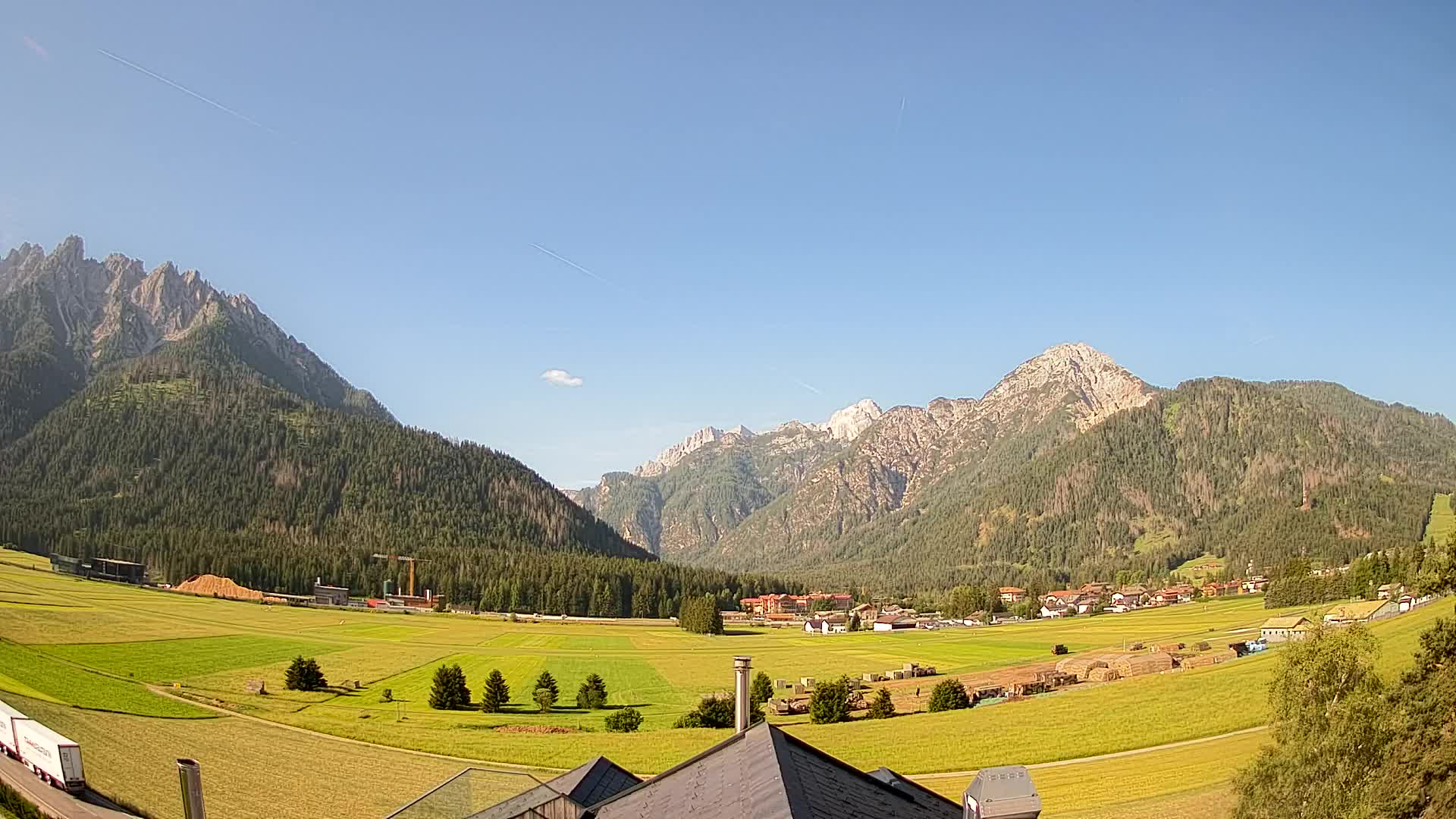 Webcam Toblach Dolomitas – Vista desde el Hotel Rosengarten