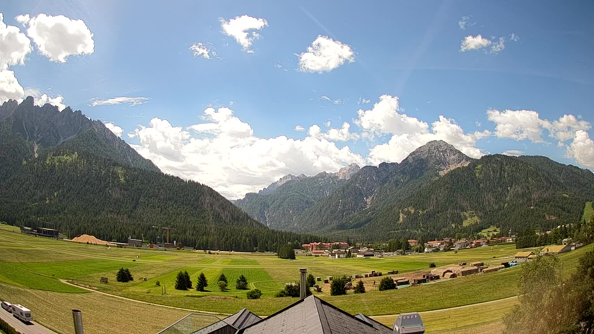 Webcam Toblach Dolomitas – Vista desde el Hotel Rosengarten