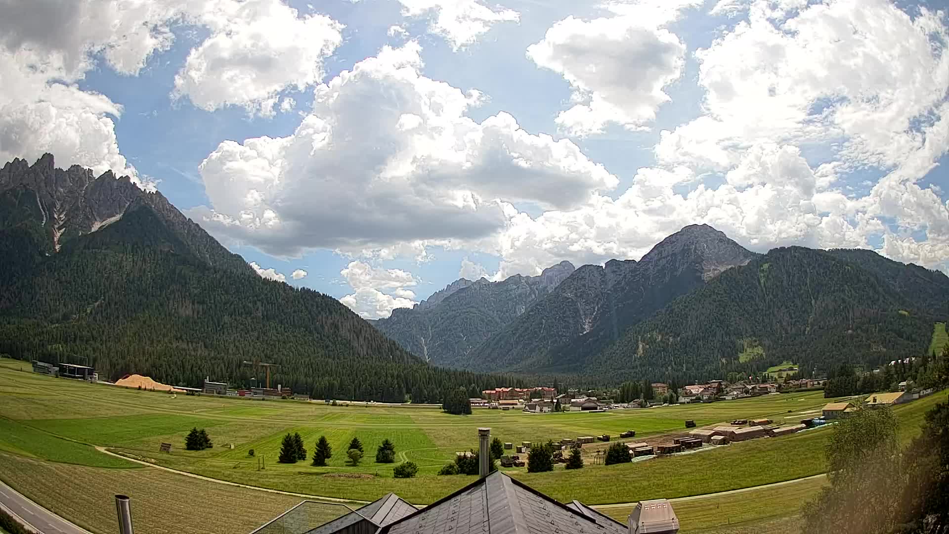 Webcam Toblach Dolomites – Vue depuis l’Hôtel Rosengarten