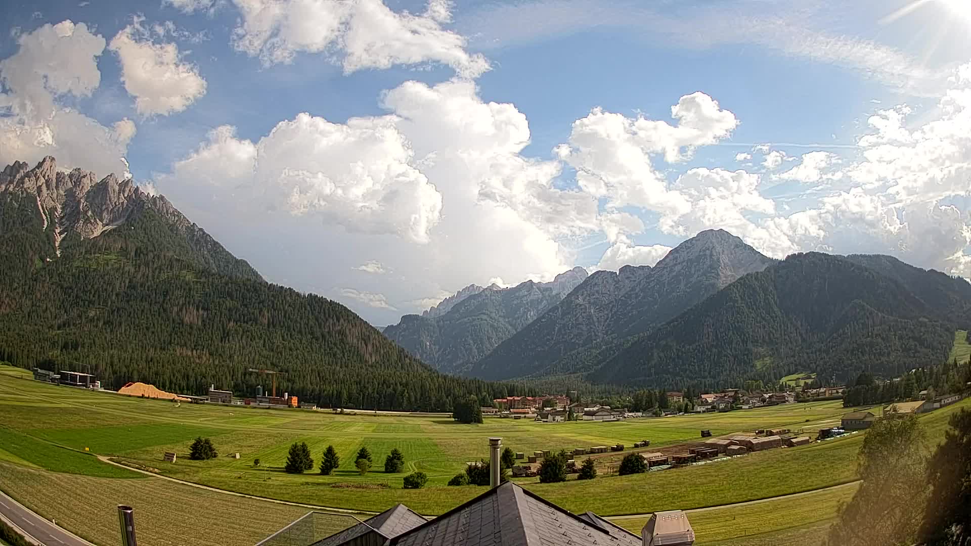 Webcam Toblach Dolomiten – Blick vom Hotel Rosengarten