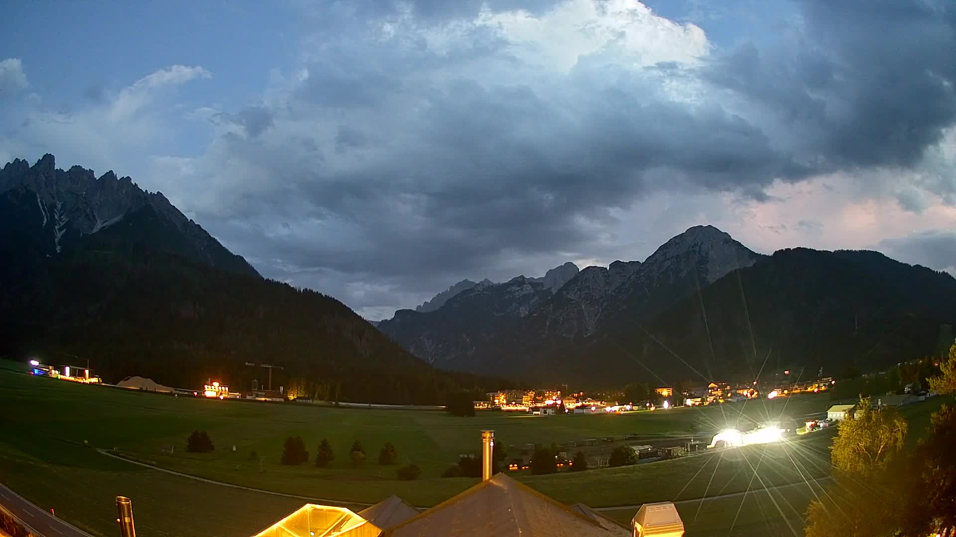 Webcam Toblach Dolomiten – Blick vom Hotel Rosengarten