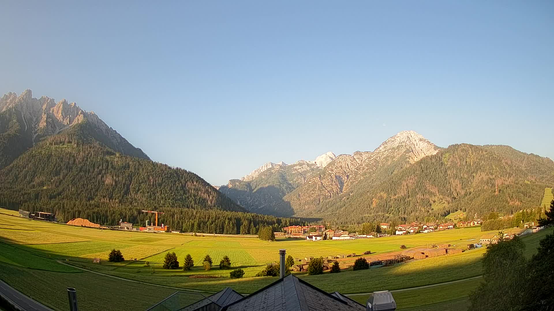 Webcam Toblach Dolomiten – Blick vom Hotel Rosengarten