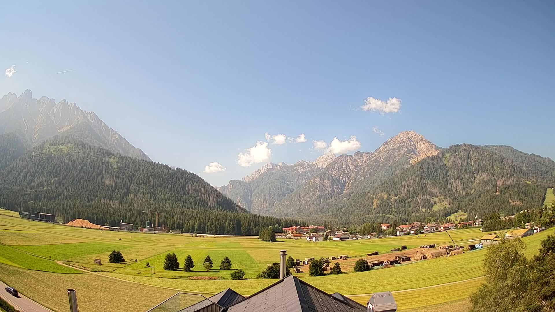 Webcam Toblach Dolomiten – Blick vom Hotel Rosengarten