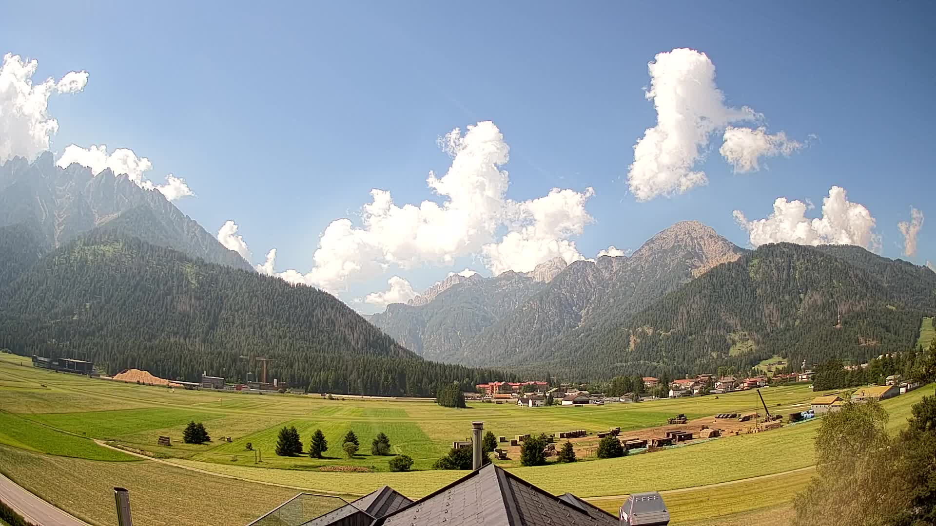 Webcam Toblach Dolomites – Vue depuis l’Hôtel Rosengarten