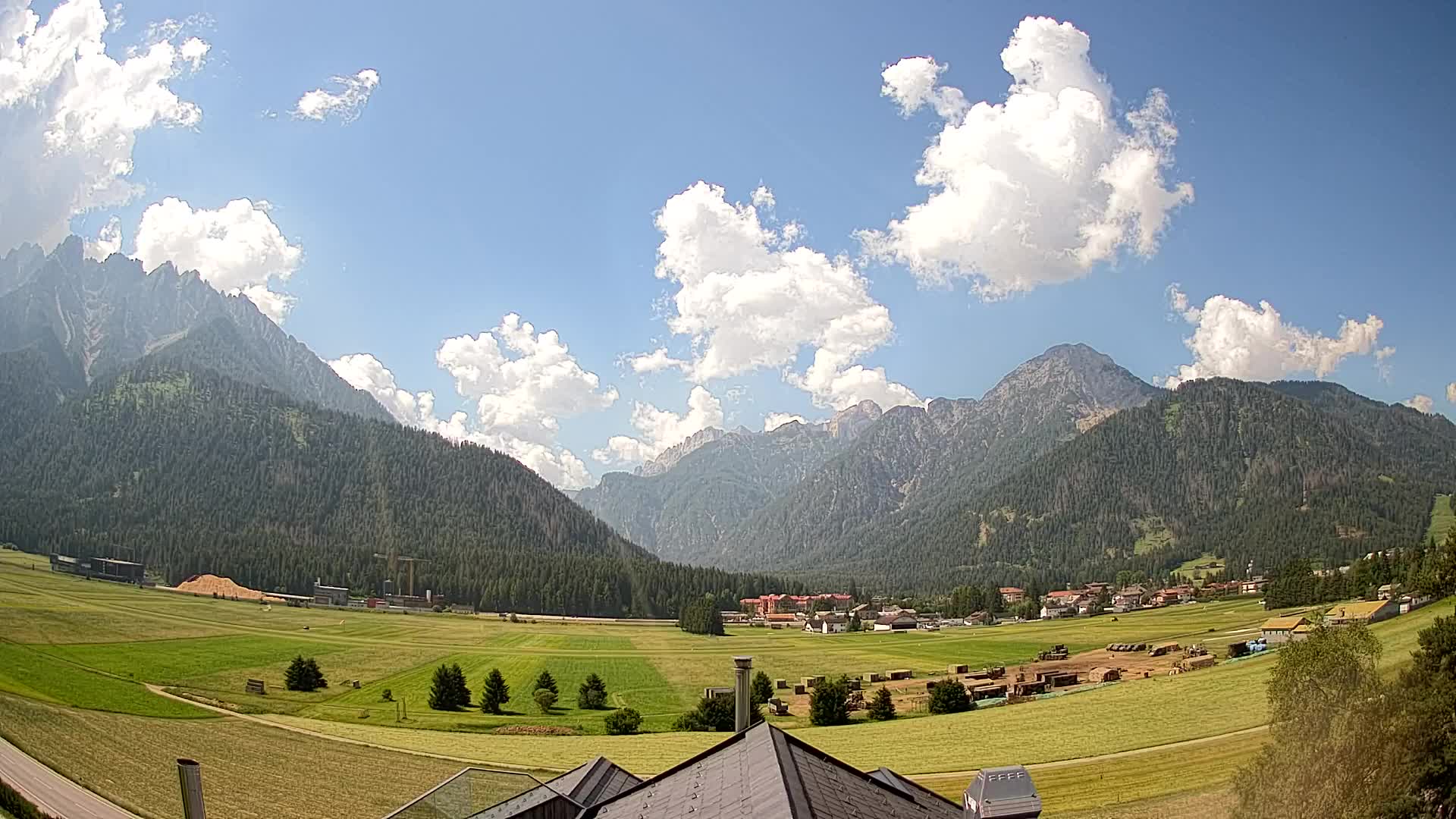 Webcam Toblach Dolomitas – Vista desde el Hotel Rosengarten