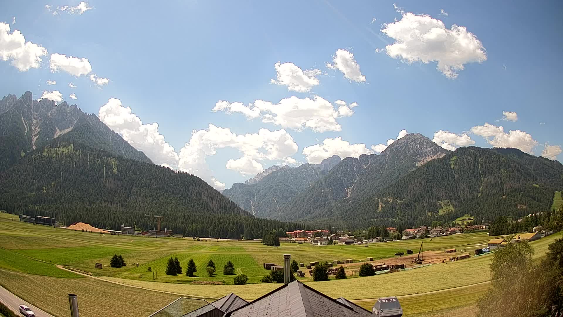 Webcam Toblach Dolomites – Vue depuis l’Hôtel Rosengarten